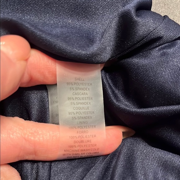 Vince Camuto Blue Long Sleeve Wide Leg Jumpsuit semi formal dress alternative - Picture 8 of 9